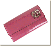 グッチ マイクログッチシマ 二つ折り長財布