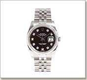 ロレックス デイトジャスト 116234G 黒文字盤　