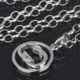 グッチ インターロッキング ネックレス SV925 シルバー