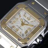 Cartier 極美品 カルティエ サントス ガルベ SM W20045C4 レディース 腕時計