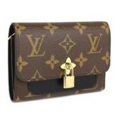 LOUIS VUITTON ルイ・ヴィトン ポルトフォイユ フラワー コンパクト 財布 モノグラム