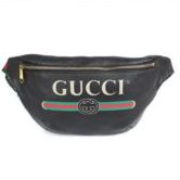 GUCCI グッチ ベルトバッグ ウエストバッグ メンズ グッチプリント 黒 530412